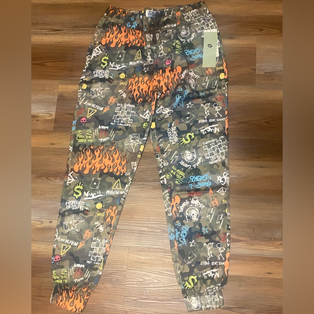 Graphic Print Joggers